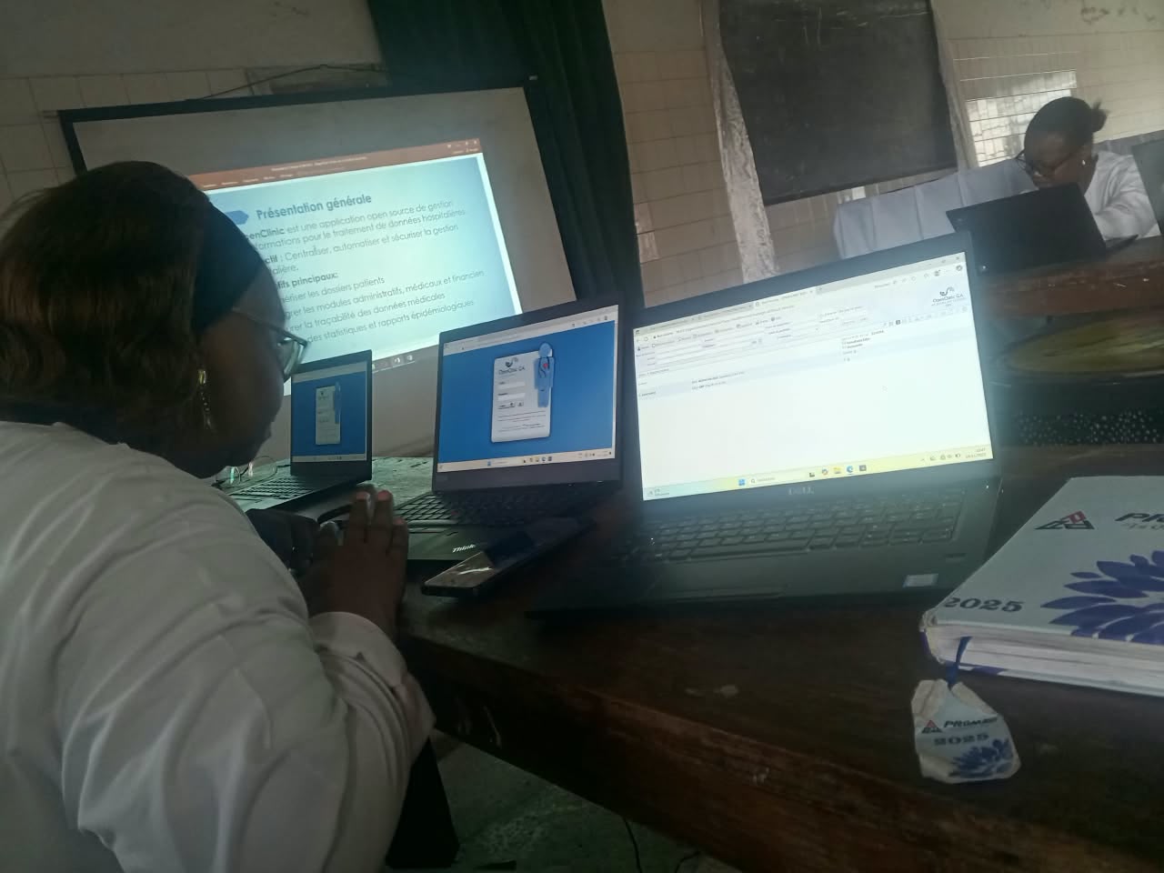 Accompagnement des médecins sur OpenClinic GA à l'hopital Bondeko